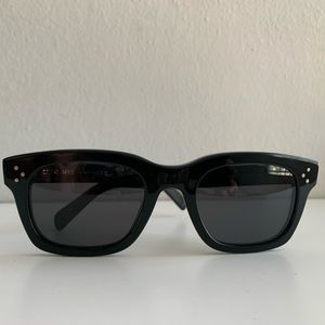 CELINE Rectangular Wayfarer Sunglasses.